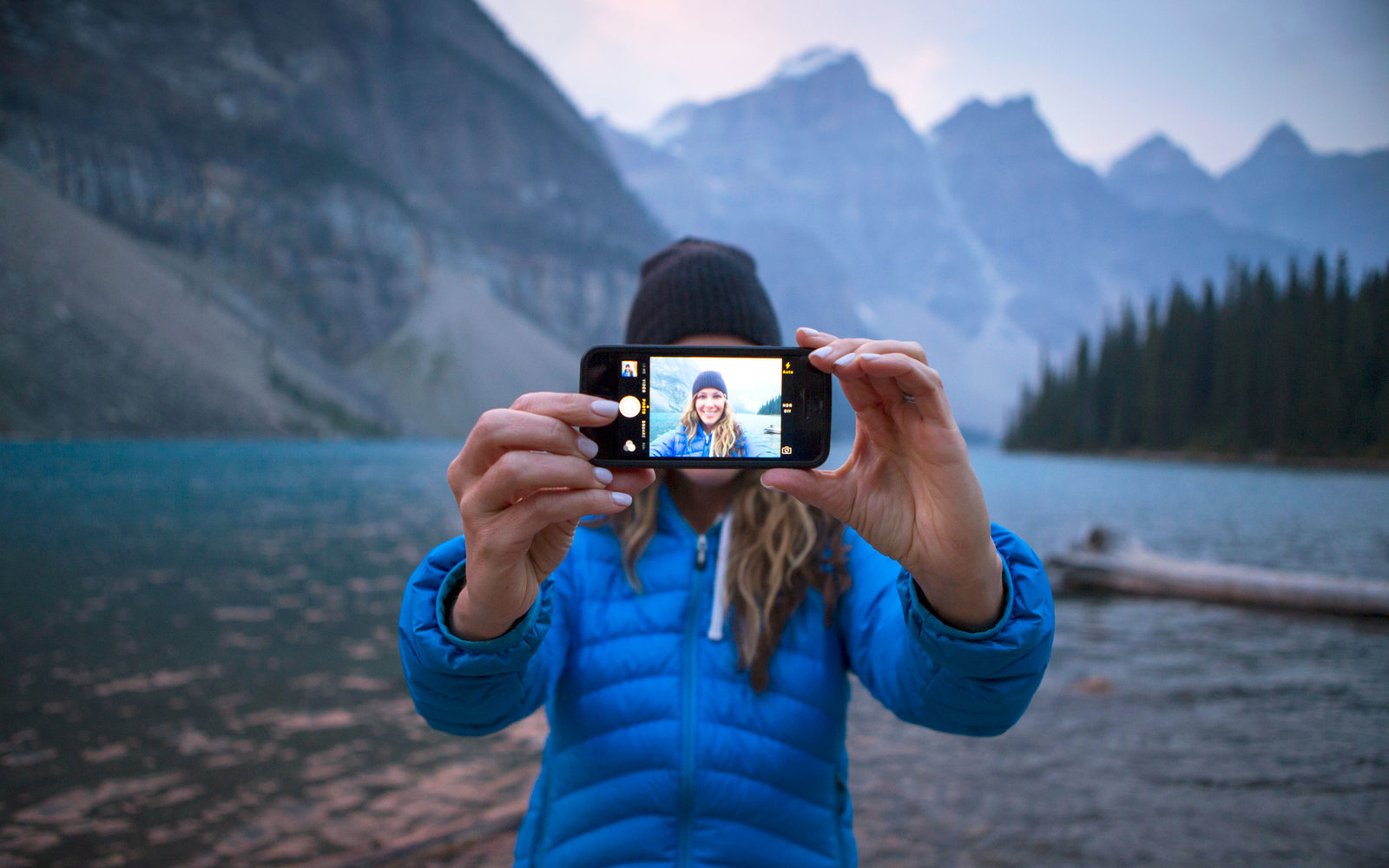 taking a photo