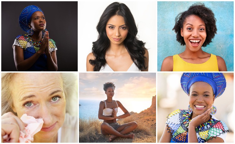 women collage