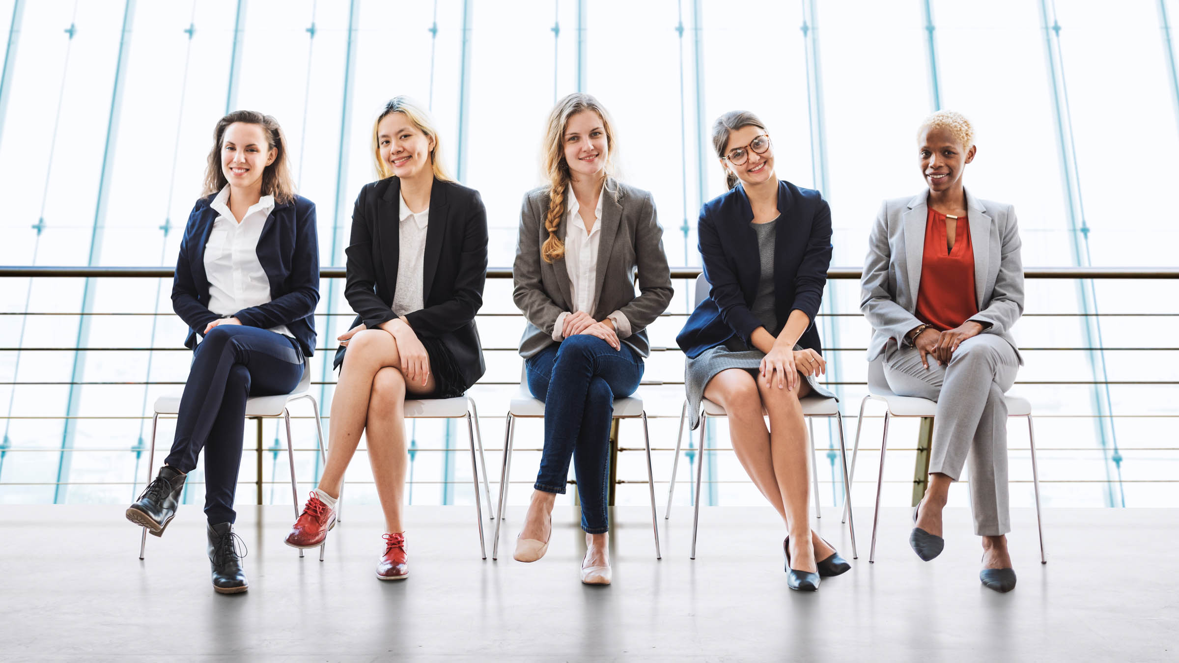 businesswomen teamwork together professional occupation concept