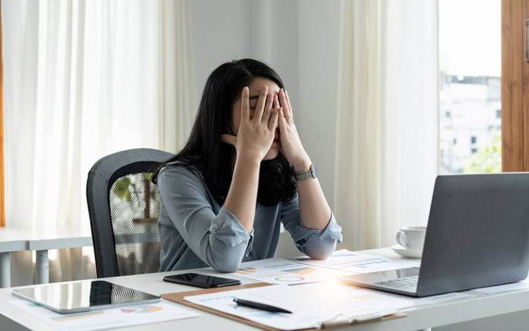 financial stress cropped