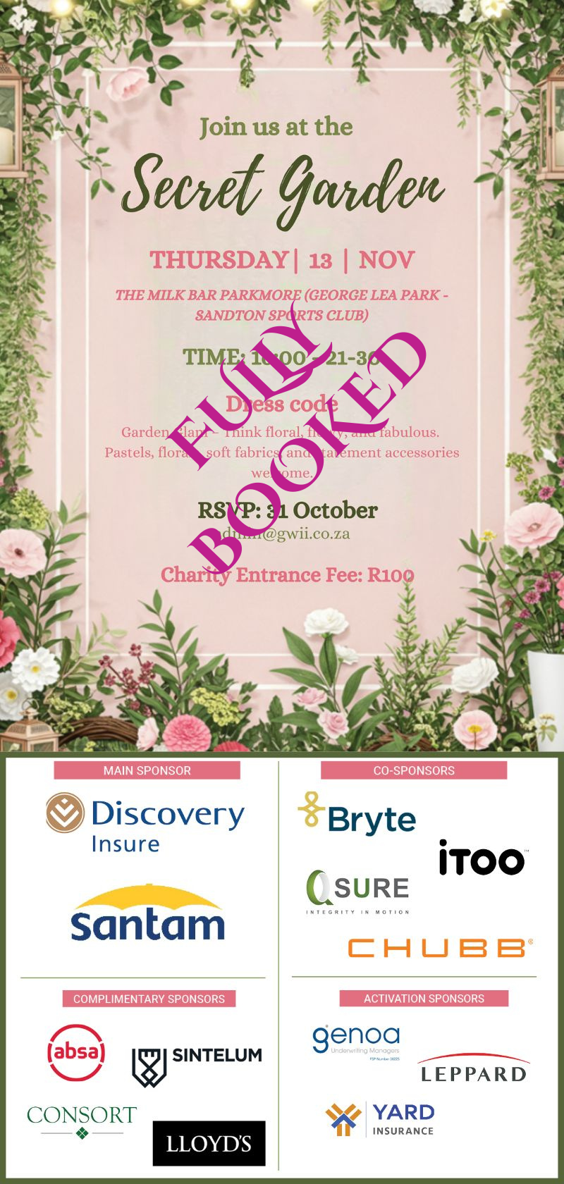 fully booked