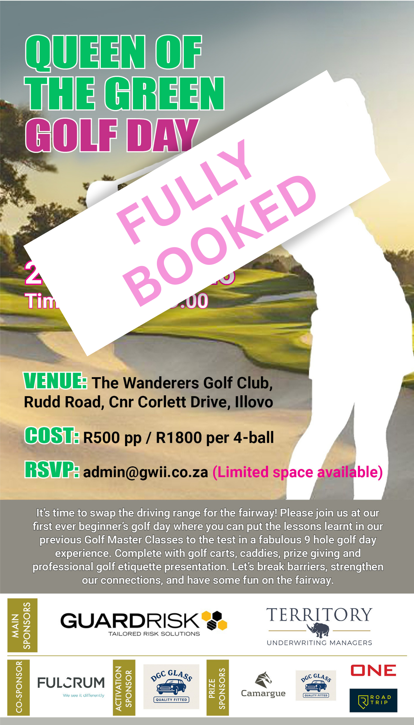invite fully booked